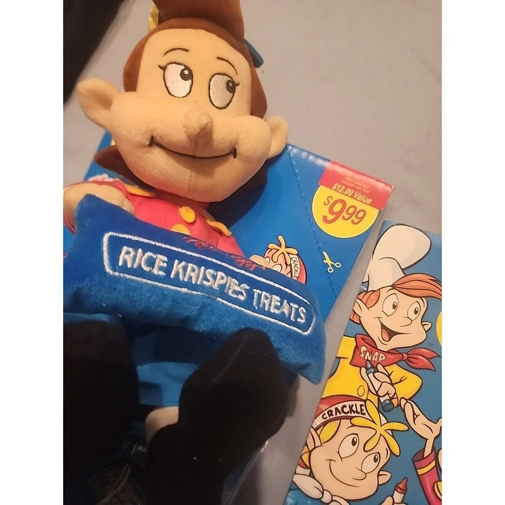 New Kelloggs POP from Rice Krispies (Snap, Crackle  Pop) Plush Doll 10
